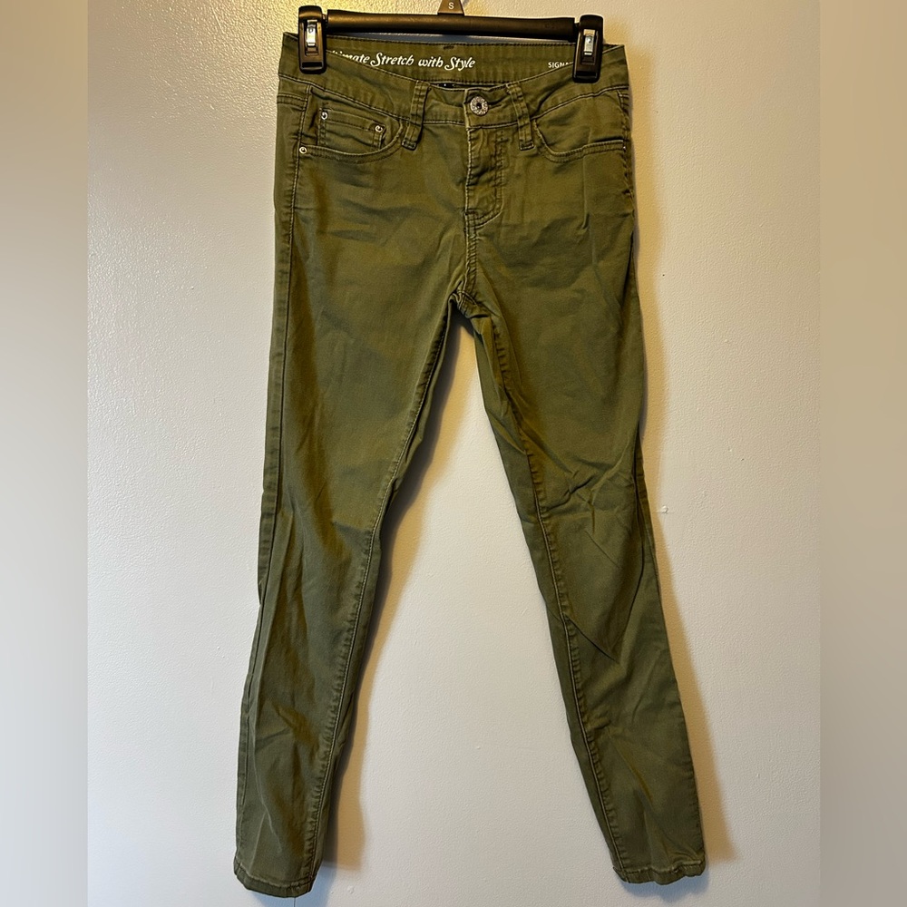 Olive Green Women's Jeans